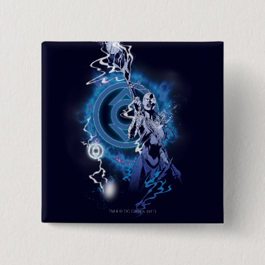 Badge Carré 5 Cm Tribu 11 d'indigo (Devant)