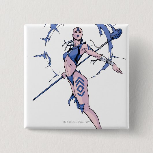 Badge Carré 5 Cm Tribu 7 d'indigo (Devant)