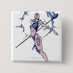 Badge Carré 5 Cm Tribu 7 d'indigo