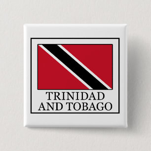 Badge Carré 5 Cm Trinité-et-Tobago
