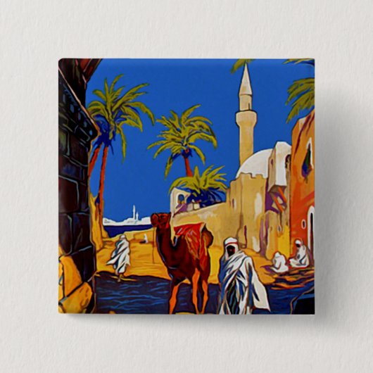 Badge Carré 5 Cm Tripoli - Libia (Libye) (Devant)