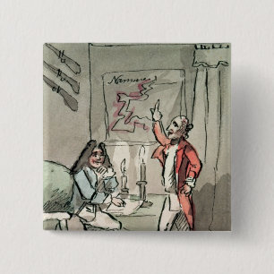 Badge Carré 5 Cm Tristram Shandy, 1786