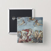 Badge Carré 5 Cm Triumph de Galatea, 1512-14 (Devant & derrière)