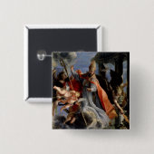 Badge Carré 5 Cm Triumph de St Augustine 1664 (Devant & derrière)