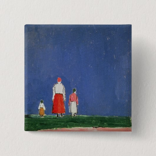 Badge Carré 5 Cm Trois figures, 1913-28 (Devant)