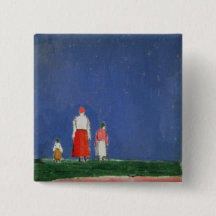 Badge Carré 5 Cm Trois figures, 1913-28