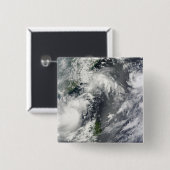 Badge Carré 5 Cm Trois fortes tempêtes (Devant & derrière)