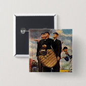 Badge Carré 5 Cm Trois juges (Devant & derrière)