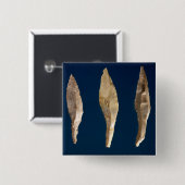 Badge Carré 5 Cm Trois têtes de flèche (Devant & derrière)