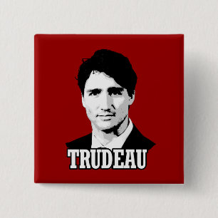 Badge Carré 5 Cm Trudeau