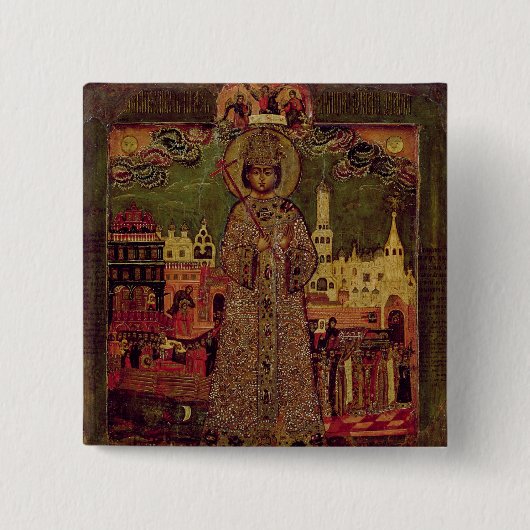 Badge Carré 5 Cm Tsarevitch Dmitry Ivanovich (Devant)
