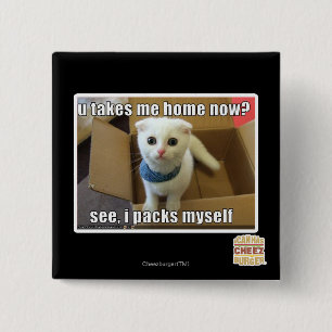 Badge Carré 5 Cm Tu me ramènes maintenant ?