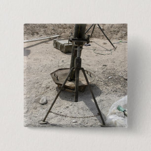 Badge Carré 5 Cm Tubes en mortier