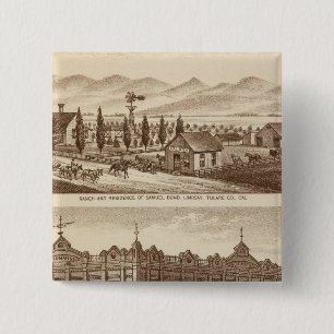 Badge Carré 5 Cm Tulare