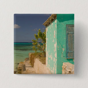 Badge Carré 5 Cm Turks et Caïcos, Grand Turk Island, Cockburn 4