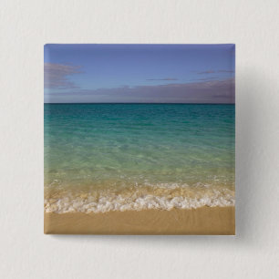 Badge Carré 5 Cm Turks et Caïcos, île de Providenciales, Grâce 2
