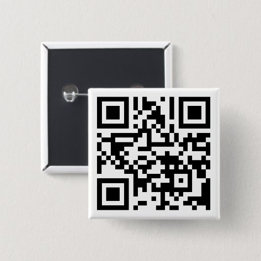 Badge Carré 5 Cm TVUUC QR Code sur le site Web (Devant & derrière)