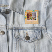 Badge Carré 5 Cm U veulent ? (En situation)