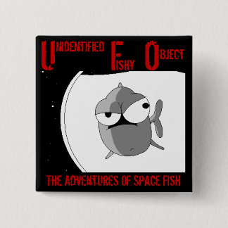 Badge Carré 5 Cm UFO (insigne)