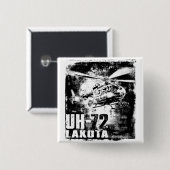 Badge Carré 5 Cm UH-72 Lakota (Devant & derrière)