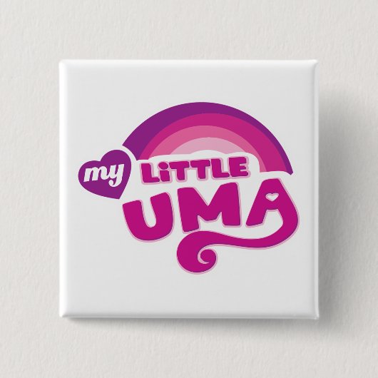 Badge Carré 5 Cm UmaMusume : Mon petit Uma (Devant)