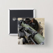 Badge Carré 5 Cm Un agresseur (Devant & derrière)