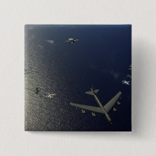 Badge Carré 5 Cm Un avion 2 de l'Armée de l'Air d'USA B-52