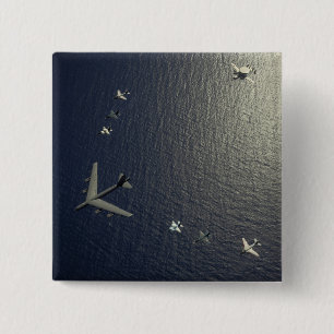 Badge Carré 5 Cm Un avion de l'Armée de l'Air d'USA B-52