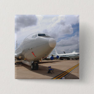 Badge Carré 5 Cm Un avion RC-135V/W Rivet Joint