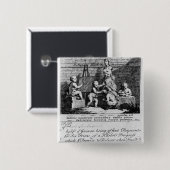 Badge Carré 5 Cm Un billet d'abonnement pour 'une prostituée (Devant & derrière)