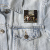 Badge Carré 5 Cm Un Charivari (En situation)