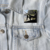 Badge Carré 5 Cm Un combattant de guerre spéciale (En situation)