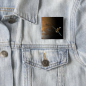 Badge Carré 5 Cm Un concept d'artiste (En situation)