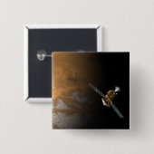 Badge Carré 5 Cm Un concept d'artiste (Devant & derrière)