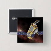 Badge Carré 5 Cm Un concept d'artiste 2 (Devant & derrière)