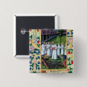 Badge Carré 5 Cm Un enterrement (Devant & derrière)