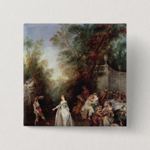 Badge Carré 5 Cm Un festin