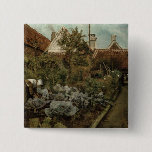 Badge Carré 5 Cm Un jardin flamand