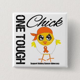 Badge Carré 5 Cm Un jeune garçon robuste guerrier du cancer du rein
