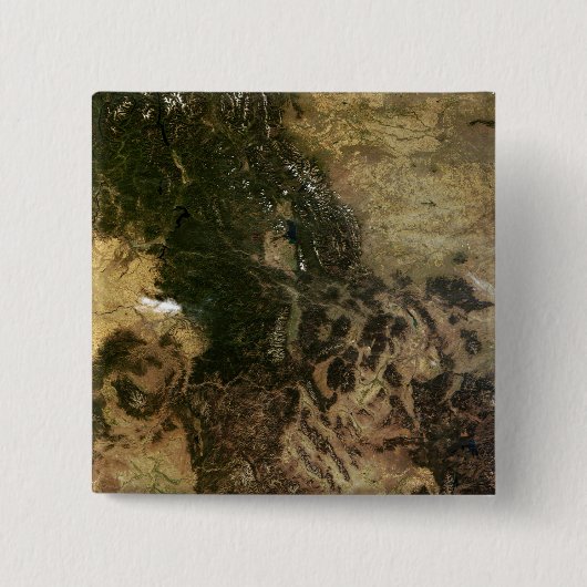 Badge Carré 5 Cm Un jour relativement clair (Devant)