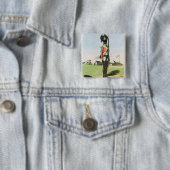 Badge Carré 5 Cm Un Naigue du bataillon de Bombay, plaquent 28 de (En situation)