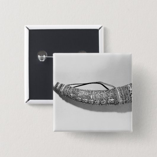 Badge Carré 5 Cm Un oliphant (Devant & derrière)