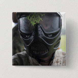 Badge Carré 5 Cm Un paintball rond