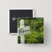 Badge Carré 5 Cm Un panneau indiquant la cave à vin (Cave) à (Devant & derrière)