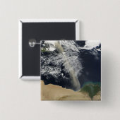 Badge Carré 5 Cm Un plume de poussière (Devant & derrière)