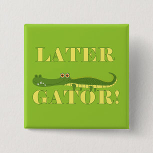 Badge Carré 5 Cm Un plus défunt alligator