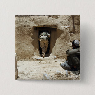 Badge Carré 5 Cm Un soldat de la Garde nationale