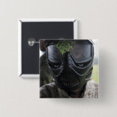 Badge Carré 5 Cm Un tour de paintball (Devant & derrière)