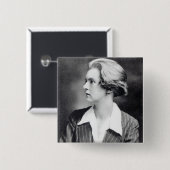 Badge Carré 5 Cm Una Vincenzo, Madame Troubridge, c.1915 (Devant & derrière)