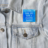 Badge Carré 5 Cm Une citation positive de pensée (En situation)